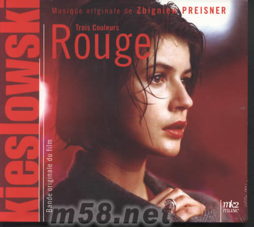 TROIS COULEURS ROUGE紅色深情電影原聲專輯正面圖片