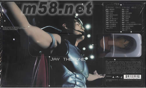 The One 演唱會 Live VCD (旗艦版)專輯背面圖片