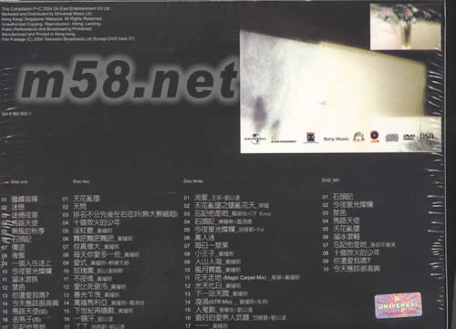 達明 Reunion專輯背面圖片