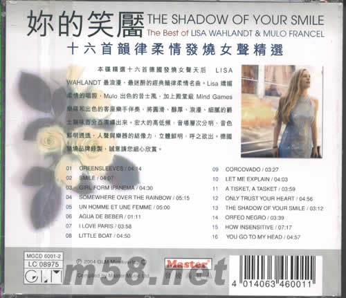 你的笑靨THE BEST OF LISA WAHLANDT&MULO FANCEL專輯背面圖片