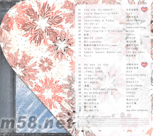 SUPER J-POP BALLADE專輯背面圖片