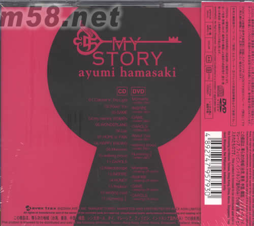 MY STORY CD+DVD初回限量版專輯背面大圖