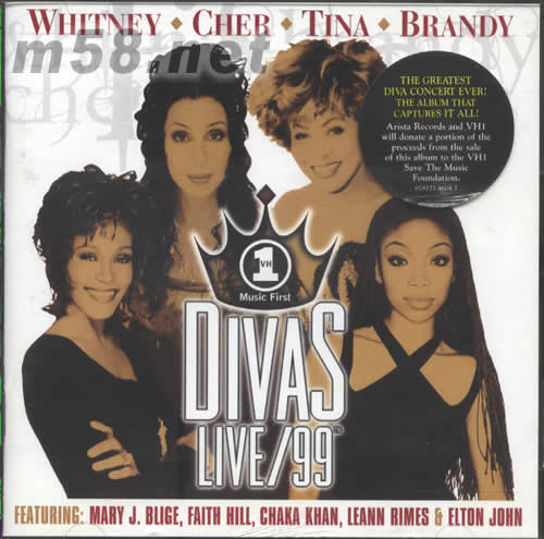 VIFI DIVAS LIVE 99專輯正面圖片