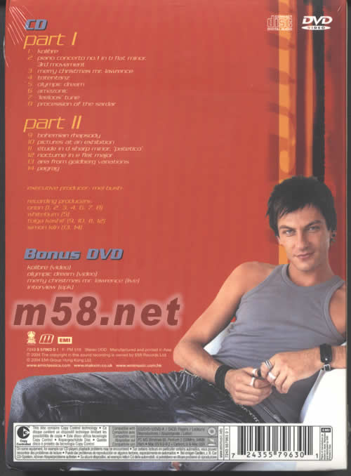 VARIATIONS PART I&II 限量版+DVD專輯背面圖片