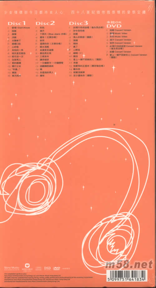 憶蓮從611開始(長盒套裝)專輯背面圖片