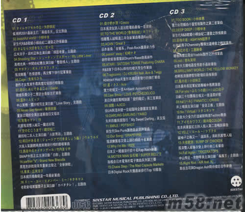 哈日最前線2專輯背面圖片