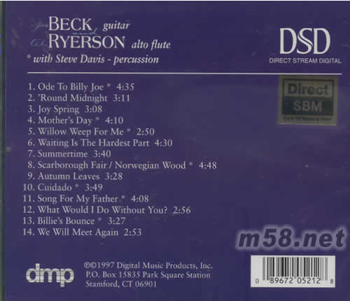 ALL RYERSON ALTO結(jié)他的技巧專輯背面圖片