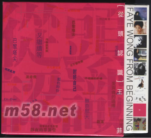 從頭認識王菲9CD套裝專輯正面圖片