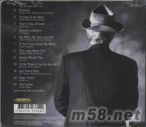 Borrowed tales 當威廉姆斯 - 鄉村大師 極不平凡發燒流行曲 24K金碟專輯背面圖片