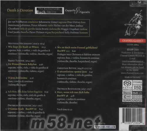 DEATH&DEVOTION死亡與熱愛SACD專輯背面圖片