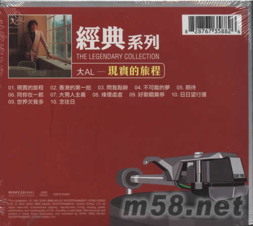 現(xiàn)實的旅程(SONY經(jīng)典系列)專輯背面圖片