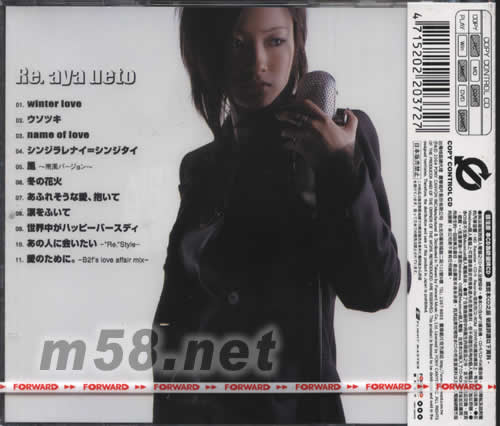 RE專輯背面圖片