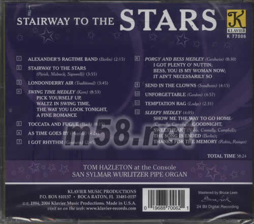 通向星星的樓梯STAIRWAY TO THE STARS專輯背面圖片
