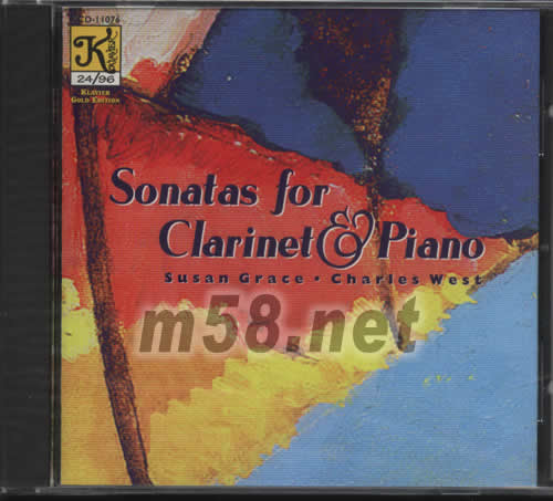 單簧管與鋼琴奏鳴曲SONATAS FOR CHARINET&PIANO專輯正面圖片