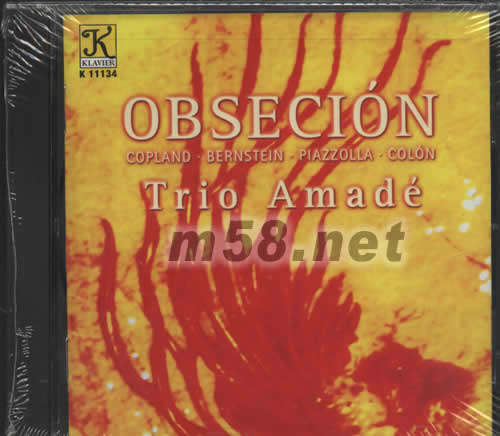 大小提琴&鋼琴三重奏OBSECION專輯正面圖片