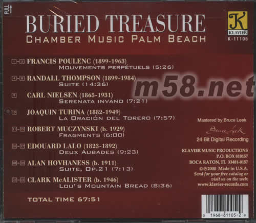 埋藏的寶物BURIED TREASURE(24BIT)專輯背面圖片