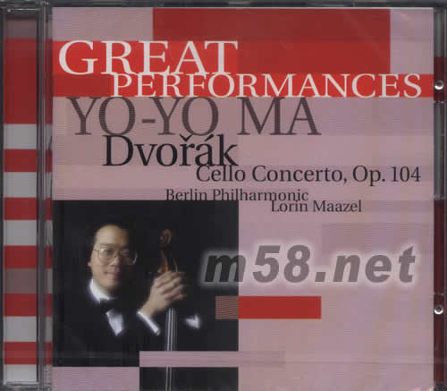 GREAT PERFORMANCES MA DVORAK 德沃夏克大提琴協奏曲專輯正面圖片