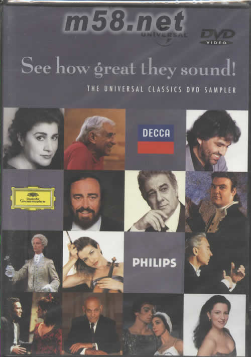 UNIVERSAL CLASSICS SEE HOW GREAT THEY SOUND DVDDVD正面圖片