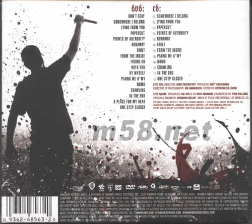 LIVE IN TEXAS專輯背面圖片