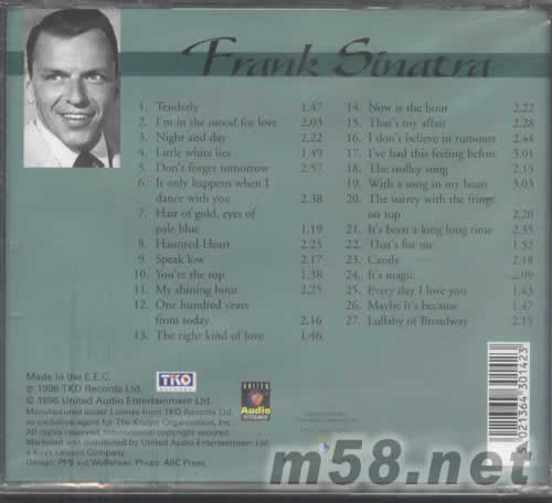 MEMBERS CDITION專輯背面圖片