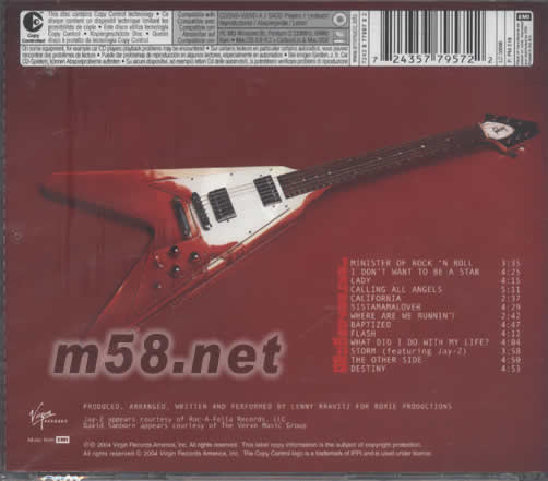 Baptism專輯背面圖片