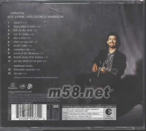 CLOUD 9專輯背面圖片