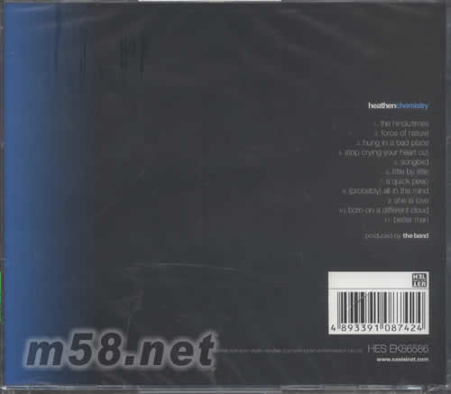 Heathen Chemistry專輯背面圖片