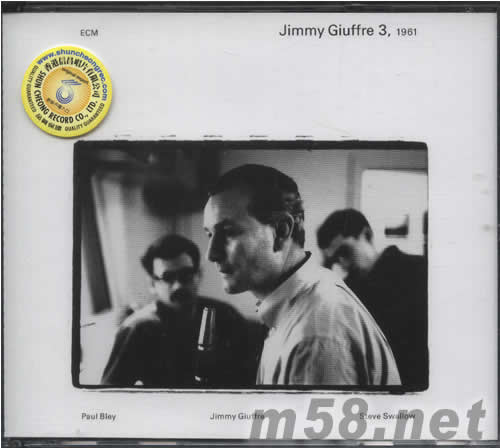 JIMMY GIUFFRE3 1961專輯正面圖片