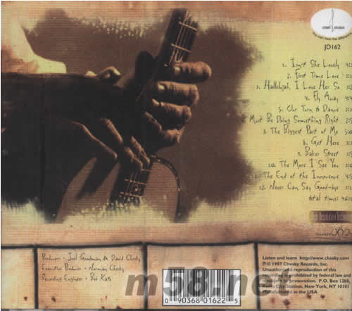 INK(民謠爵士)專輯背面圖片