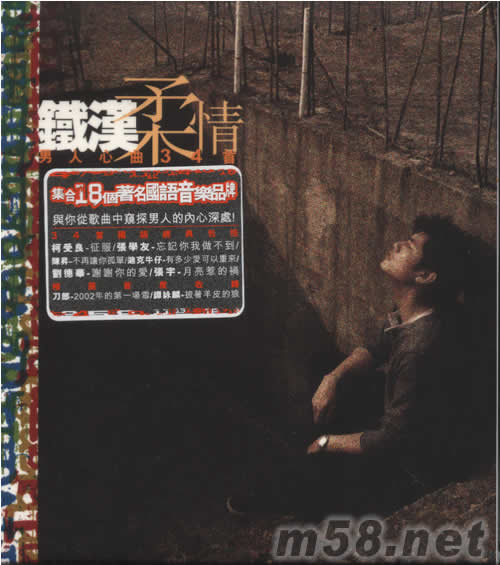 鐵漢柔情 男人心曲34首專輯正面圖片