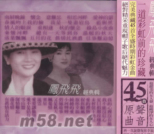 鳳飛飛經典輯(45首紫色封面)專輯正面圖片
