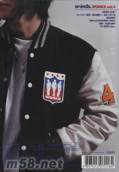 WORKS VOL.4 VCD專輯背面圖片