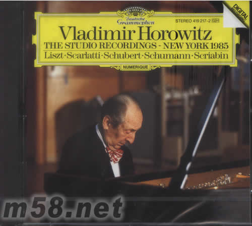 霍羅維茲 紐約1985專輯正面圖片