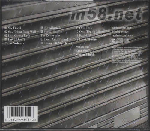 BACK HOME專輯背面圖片