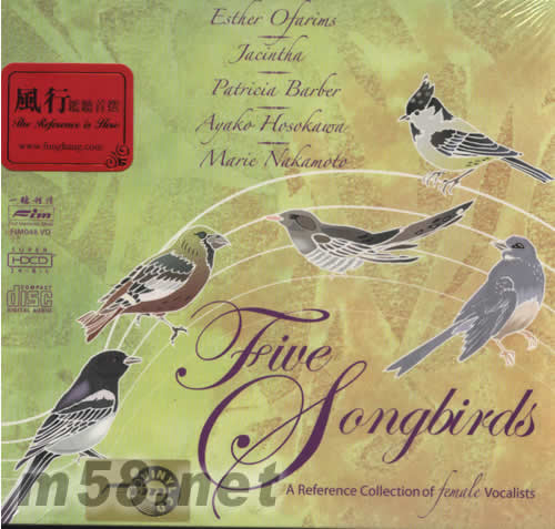 FIVE SONGBIRDS五鳥之聲專輯正面圖片
