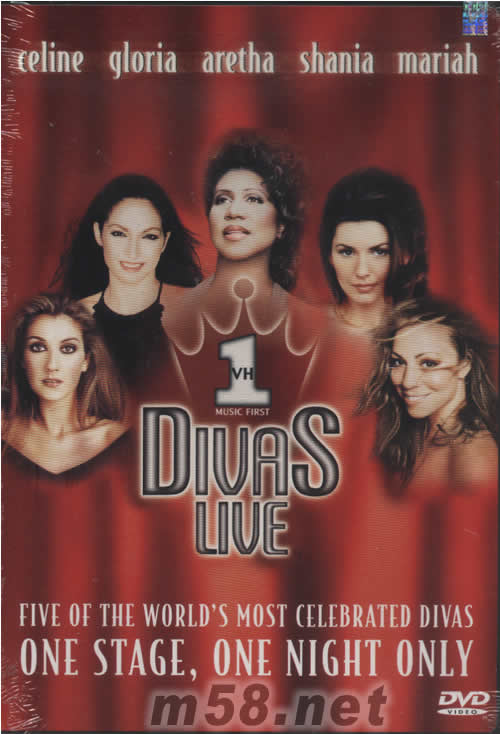 VH1 DIVAS LIVE DVD專輯正面圖片