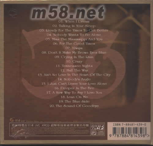 THE CRYSTAL GAYLE COLLECTION專輯背面圖片