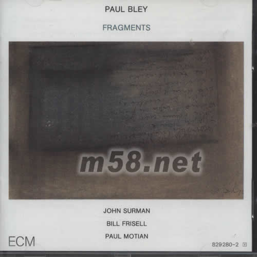 FRAGMENTS PAUL BLEY專輯正面圖片