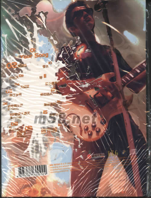 新城主力唱好霆鋒弦燒音樂Live CD專輯背面圖片