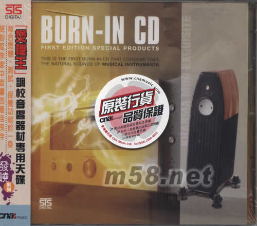 BURN-IN調校音響器材專用天碟專輯正面圖片