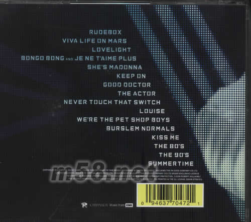 RUDEBOX 威舞獨尊專輯背面圖片