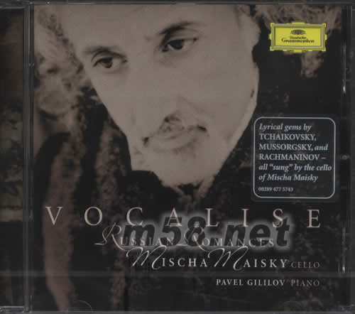 VOCALISE大提琴與鋼琴俄羅斯的浪漫專輯正面圖片