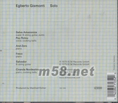 SOLO專輯背面圖片