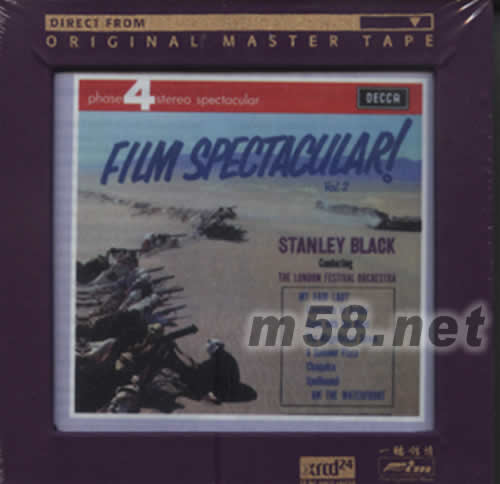 壯觀的電影音樂 FILM SPECTACULAR XRCD(紫色封面)專輯正面圖片