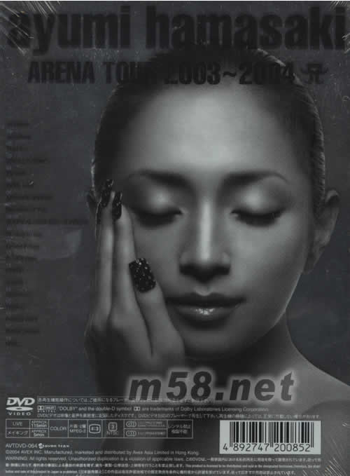 ARENA TOUR 2003-2004(海外版)專輯背面圖片