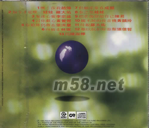 東方之珠IV 如今才是唯一專輯背面圖片