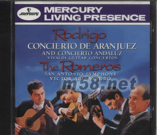 RODRIGO VIVALDI GUITAR CONCERTOS THE ROMEROS專輯正面圖片