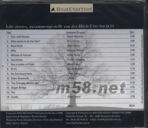 測試 9 LIFE STORIES VOLUME 9專輯背面圖片