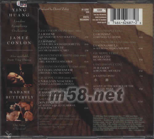 LONDON SYMPHONY ORCHESTRA專輯背面圖片