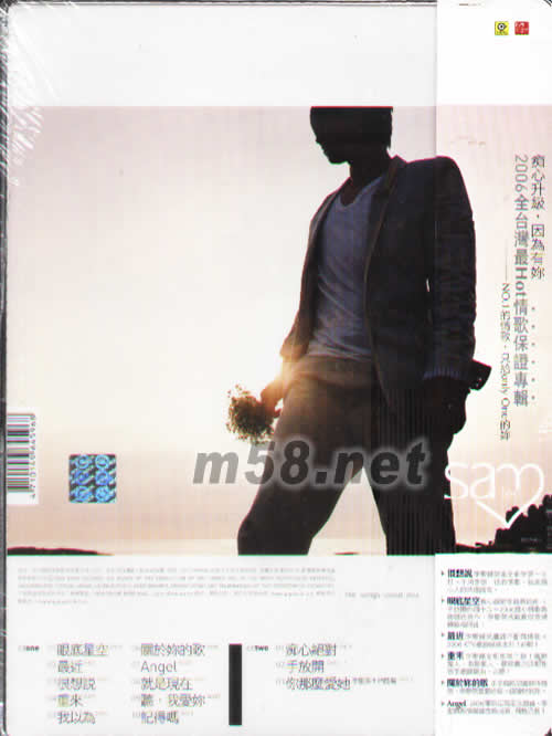 關于你的歌專輯背面圖片